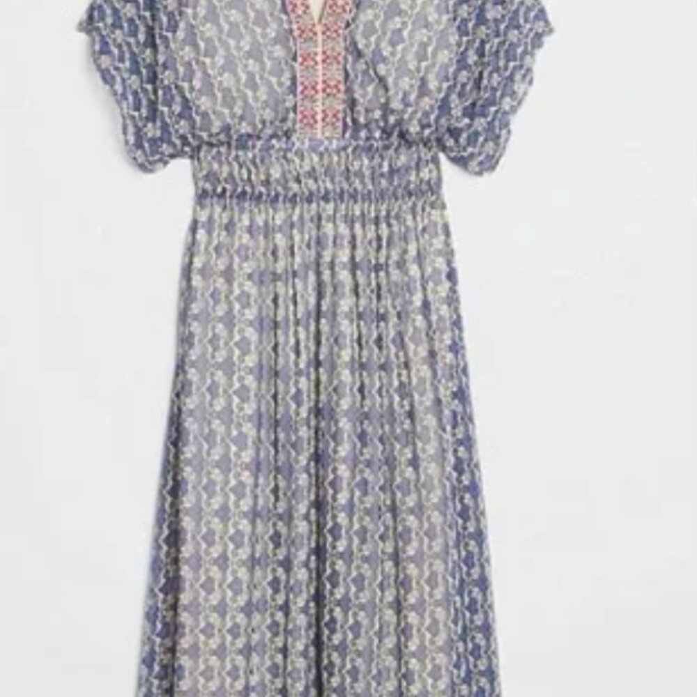 Vineet Bahl Embellished Boho Maxi Dress (Size 6)